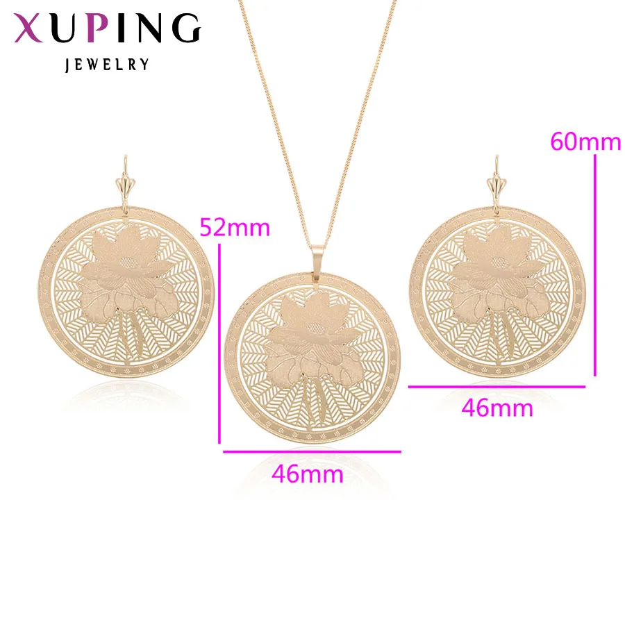 Xuping Fashion Chinese New Style Jewelry Set Charm Gold Color Plated For Women Valentine's Day Gifts 60212 | Украшения и