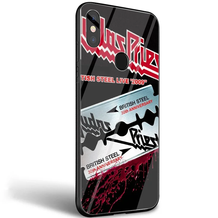 Desxz Judas Sacerdote Tempered Glass Case For Xiaomi MI 8 9 Lite A1 A2 Redmi Note 5 6 7 Pro 6A 4X Pocophone F1 Cover | Мобильные