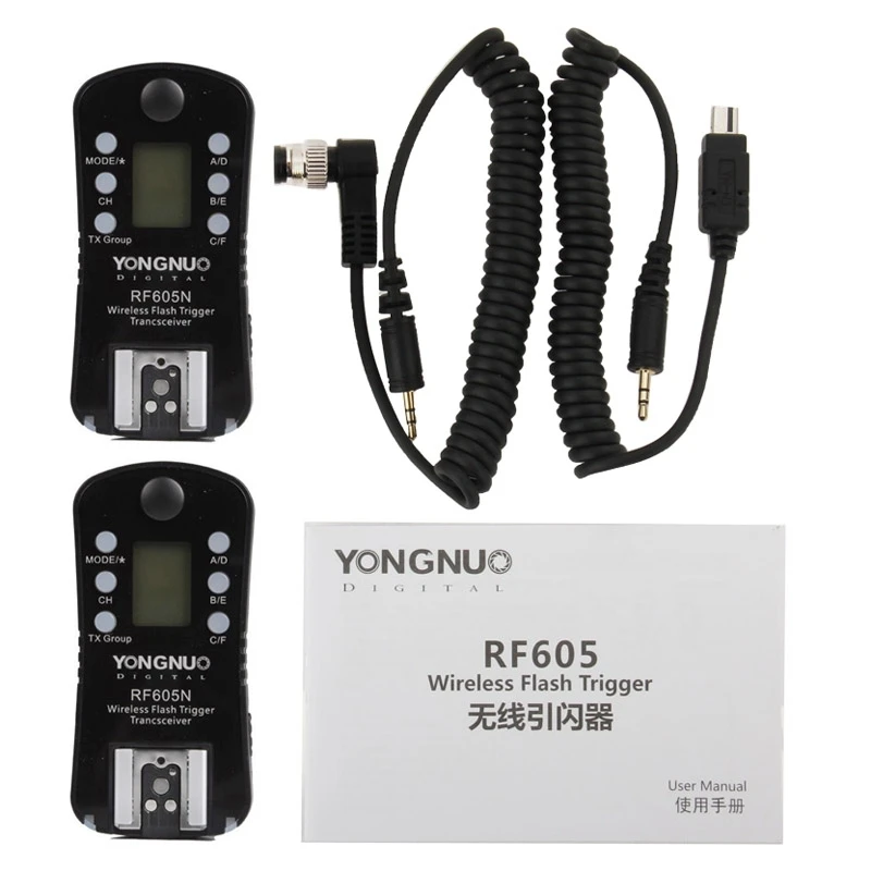 Беспроводная вспышка YONGNUO RF605N триггерный трансивер для цифровых зеркальных