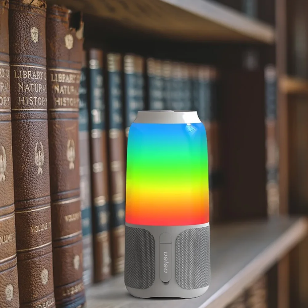 Xiaomi Mijia Velev V03 беспроводной Bluetooth динамик RGB настольная лампа динамик IPX6 Водонепроницаемый умный светодиодный светильник музыкальный плеер аудио