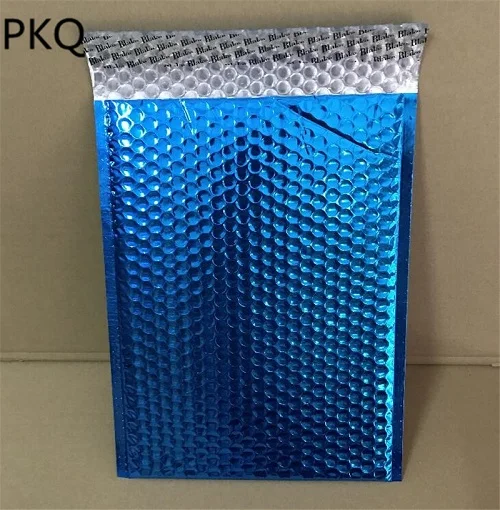 20x25cm Blue 10 шт./упак. 200x250 мм Пузырьковые Конверты Сумки почтальоны Мягкий почтовый конверт из алюминиевой фольги пузырьковый почтовый пакет хрупкие поставки - Цвет: 20x25cm Blue