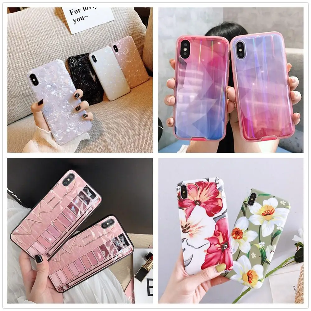 Silicone Case For iphone 6 11 Pro Matte Candy Phone Cartoon Soft TPU Cover iPhone 6S 7 8 Plus X Xr Xs Max | Мобильные телефоны и
