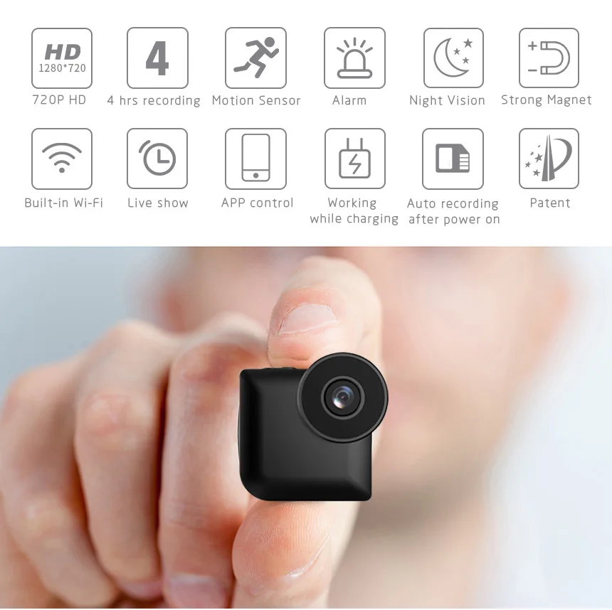 Экшн камера с Wi Fi IP Камера Беспроводной P2P дистанционного Управление Ночное