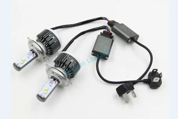 Одна пара Автомобильные светодиодные фары дальнего/ближнего света 40 Вт H4 DC 12 В с