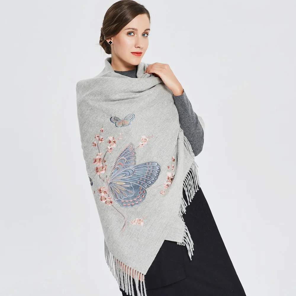

2019 New Fashion Winter Scarf For Women Scarves Warm Shawls Luxury Brand Wrap Plaid Blanket Scarf Wool Cashmere Foulard Long