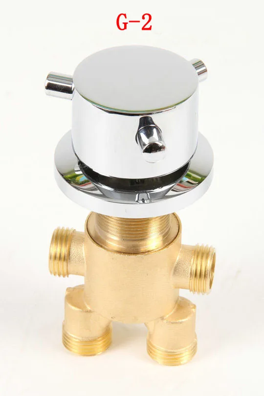 

Shower mixing valve, Brass bathtub mixer set of taps for hot and cold water, switch shower valve, 3pcs shower faucet mixer