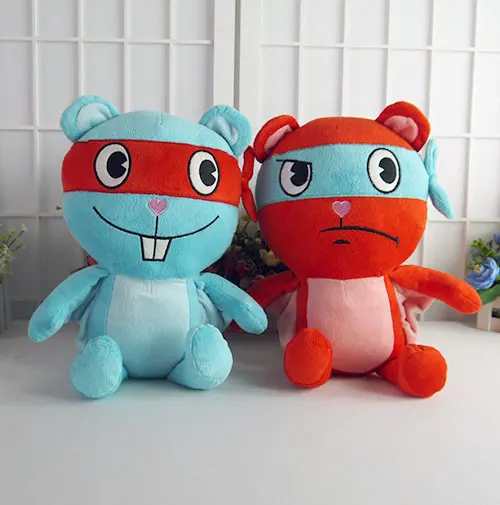 Happy Tree Friends HTF Великолепная/Великолепная 15 дюймов аниме плюшевая мультяшная