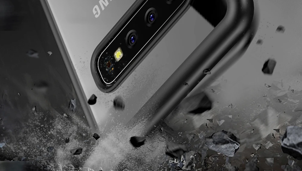 ITEUU противоударный Прозрачный чехол для samsung S10 S10 Plus S10E чехол s TPU акриловая прозрачная задняя крышка для samsung S10 S10PLUS S10E