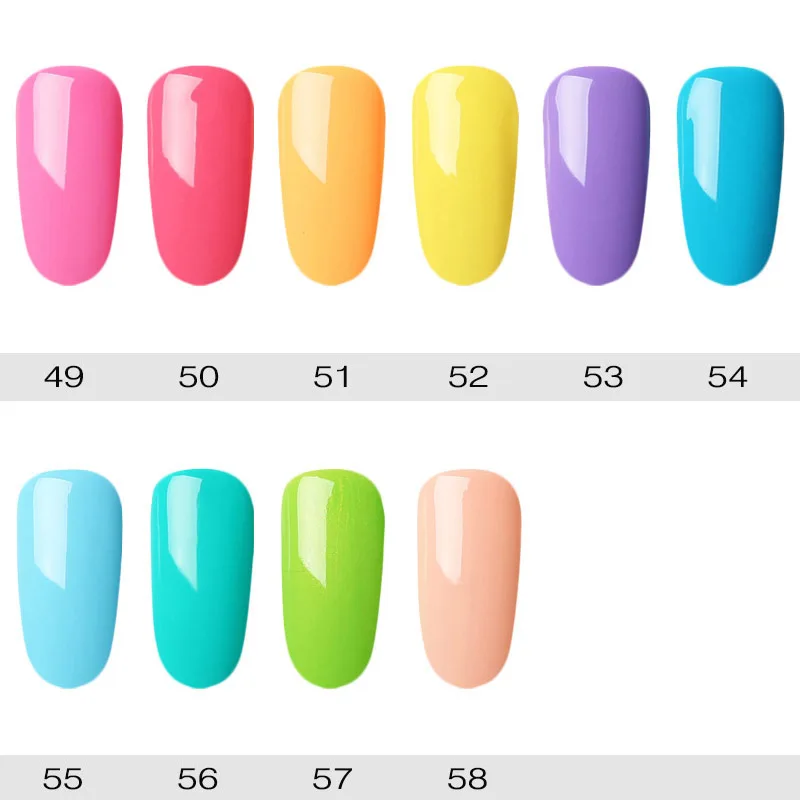 NAILWIND 7 мл чистый цвет 01 58 Цветной Гель лак стойкий для светодио дный УФ