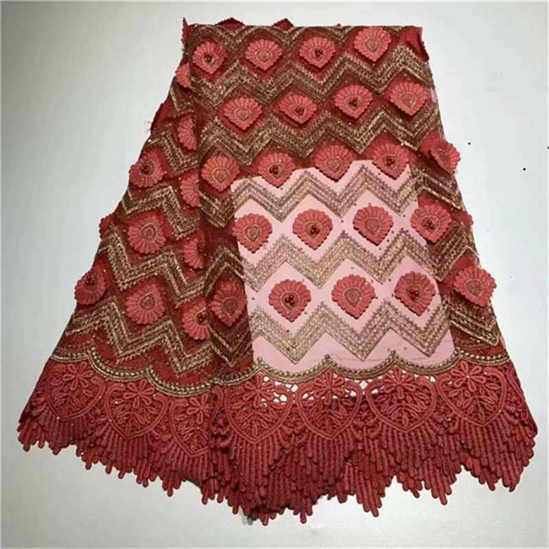New Design African French Lace Fabric 2019 High Quality Nigerian Blue Net Handmade With Nice Big Stones For Women | Дом и сад