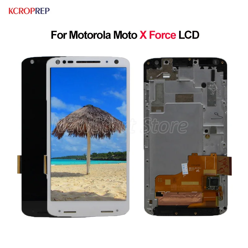 Сменный ЖК-экран для Motorola Moto X Force сменный сенсорный экран 5 4 дюйма 100% | Мобильные