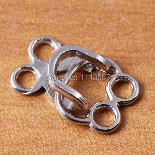 оптовая 50 множество серебра тон металла талии расширитель образный глаза