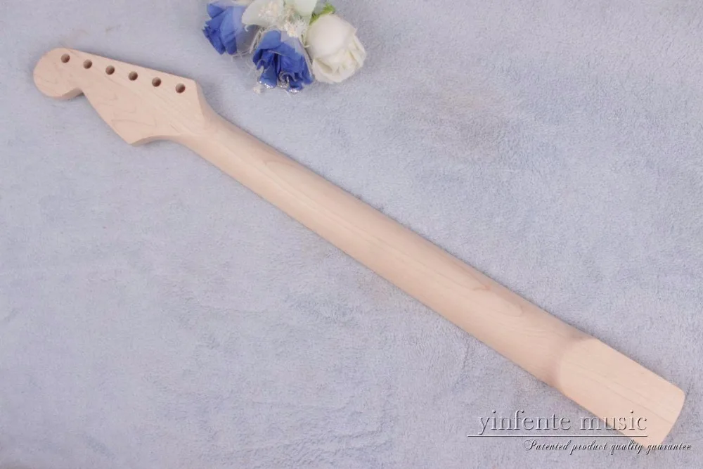 Новый Электрогитара шеи 22 лада 25.5 ''клен гриф анкера Dot Декор № 780|22 frets|guitar neck