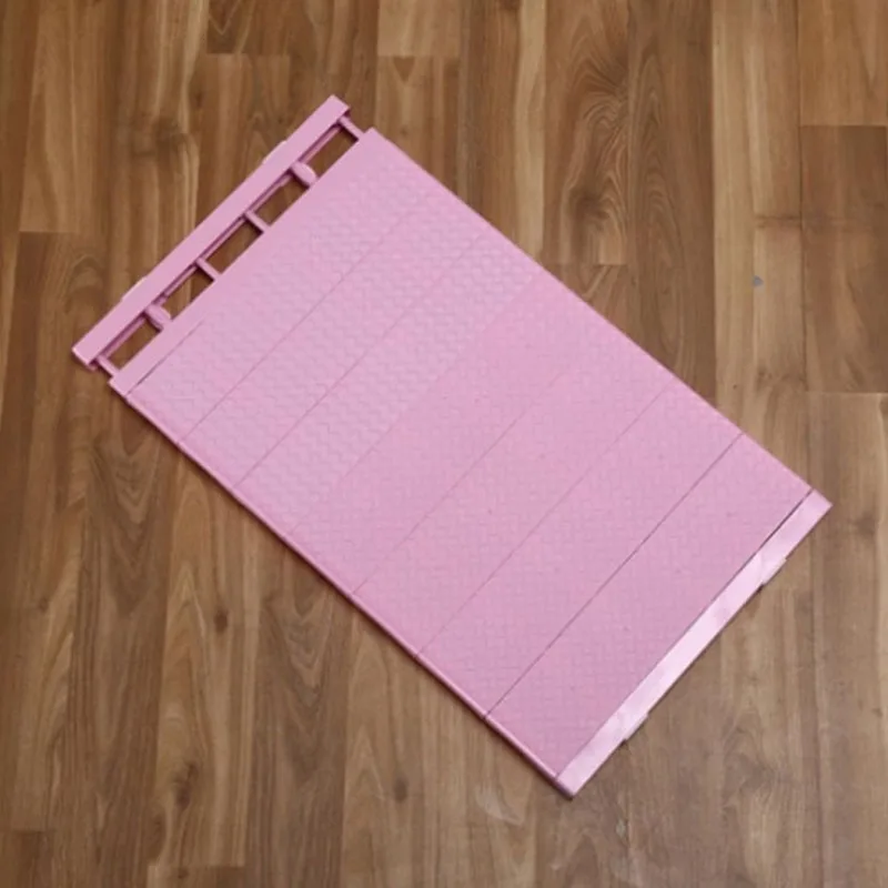 pink 75-120cm Настенный стеллаж многослойный сепаратор регулируемые Многослойные Полки Шкаф для хранения кухня ванная комната отсек полки Organizer10 - Цвет: pink 75-120cm