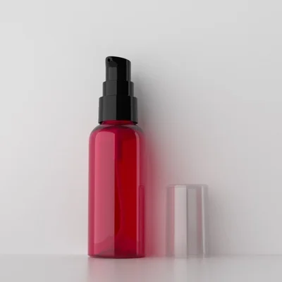 Red Bottle Black 50 мл X 50 Пустой насос для крема пластиковая бутылка, 50 г эфирный лосьон для лечения насос упаковочный контейнер для косметической продукции путешествия крем банка - Цвет: Red Bottle Black