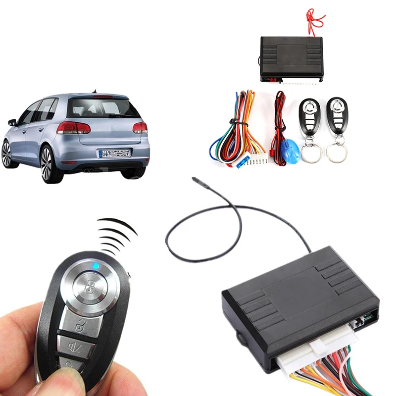 Автомобильный Центральный дверной замок со светодиодной подсветкой 12 В