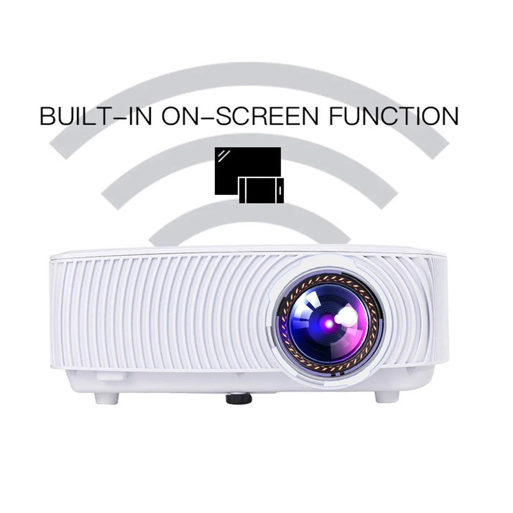 CRENOVA видео проектор Поддержка Full HD 1080P беспроводной проводной синхронизация