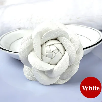 Кожа цветок ремесло для украшения DIY матовый PU цветок Крафт DIY Аксессуары Подвески для изготовления ювелирных изделий материалы - Цвет: D