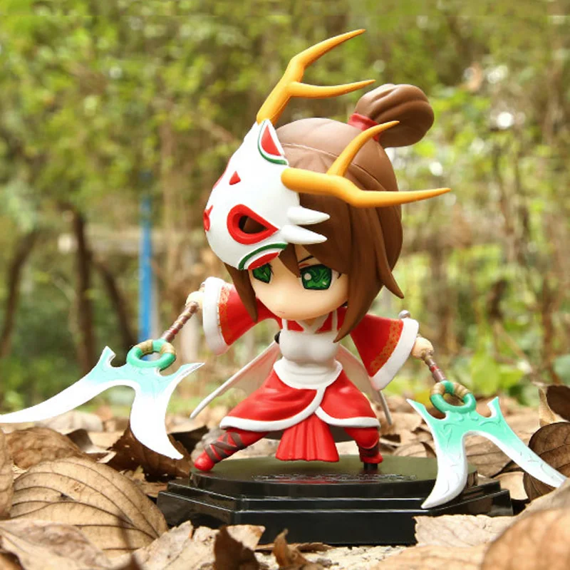 LOL League of Legends экшн игра Akali The Fist Shadow модель персонажа игрушка фигурка 3D герои аниме