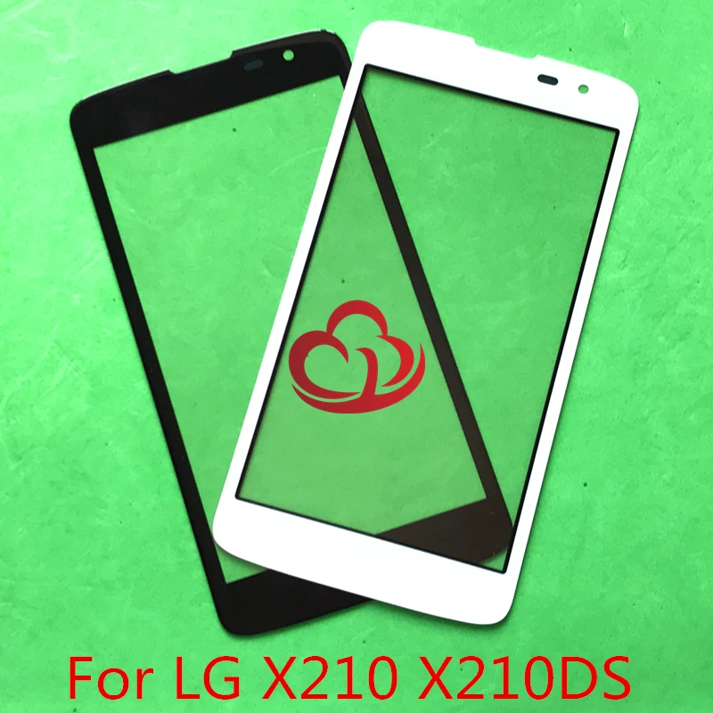 10 шт Замена LCD Передний сенсорный экран Стекло Внешний объектив для LG K7 X210