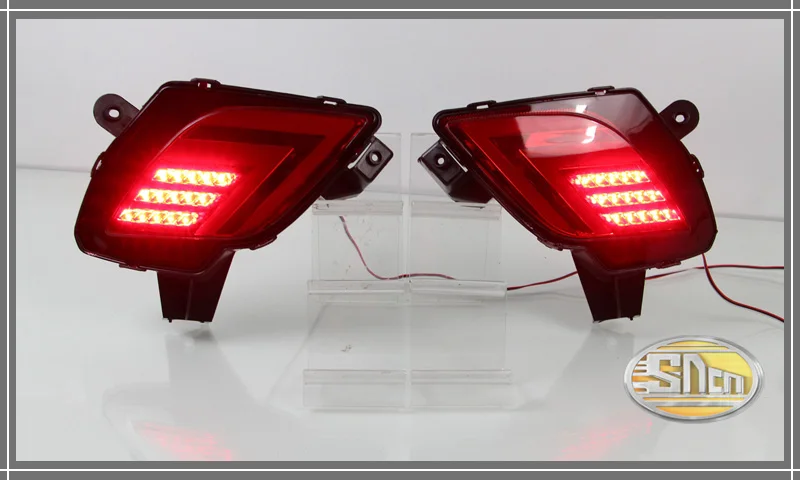 Для Mazda CX-5 CX5 2012~ Многофункциональный Автомобильный светодиодный задний бампер отражатель светильник задний противотуманный фонарь стоп-сигнал светильник сигнала поворота светильник
