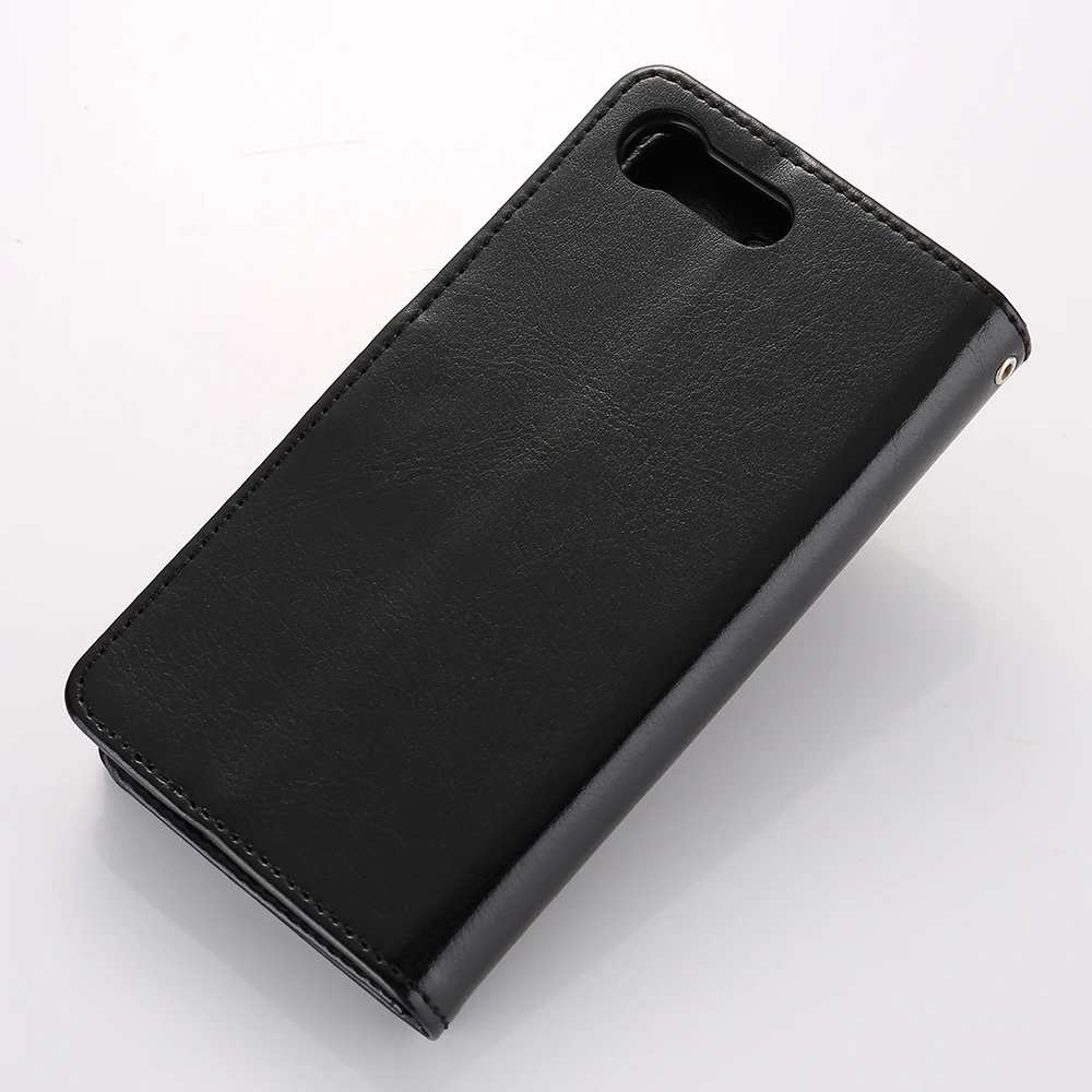 OUZIFISH Для Sony X Compact Case Кожаный Бумажник Задняя Крышка Телефона Xperia Компактный F5321