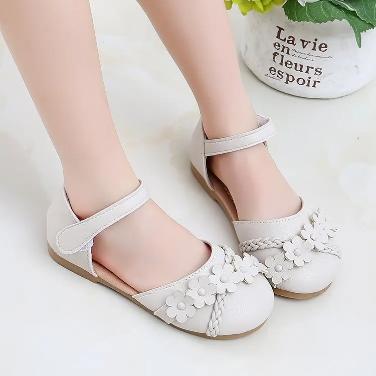 Children's Shoes New Sandals Super soft and comfortable Princess Shoes Girls Hollow flower Shoes Summer amorous feelings - Цвет: A2