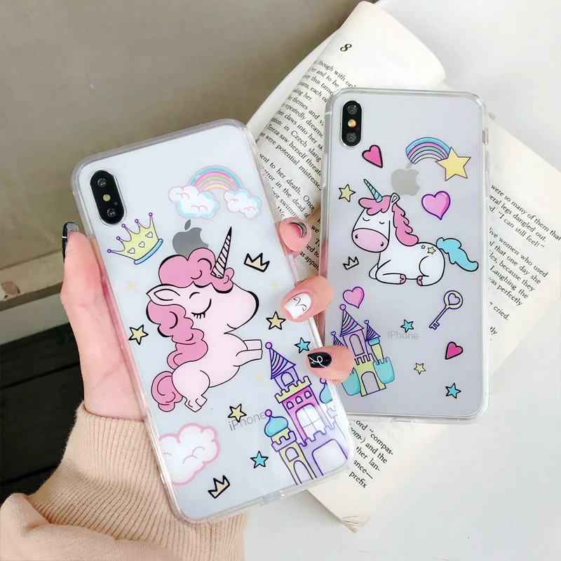 Милый Бегемот Lucky девчачье телефонные чехлы для iPhone X XR XS макс. закаленное стекло