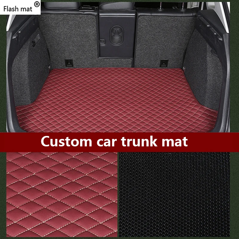 

Flash mat leather Car Trunk Mats for Dodge all medels caliber journey ram caravan aittitude car styling custom car cargo liner