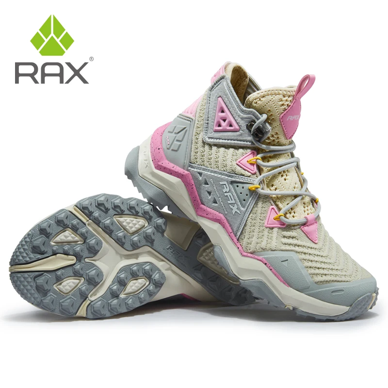 RAX Women Hiking Boots Summer Outdoor Sneakers for Women Light Trekking Shoes Breathable Outdoor Walking Jogging Shoes Women