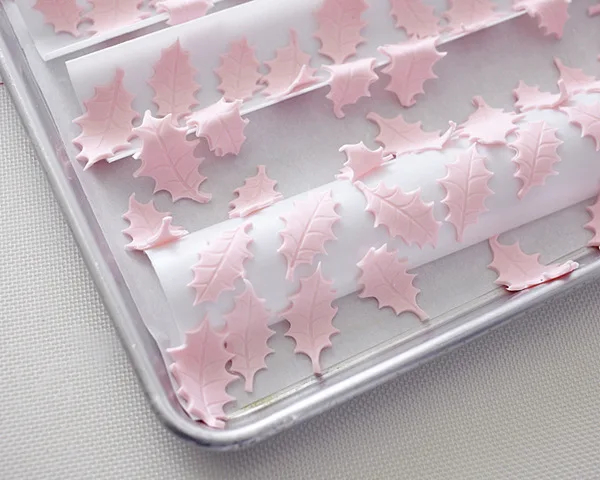 3 шт./лот форма для торта Холли листья нержавеющая сталь формочки печенья