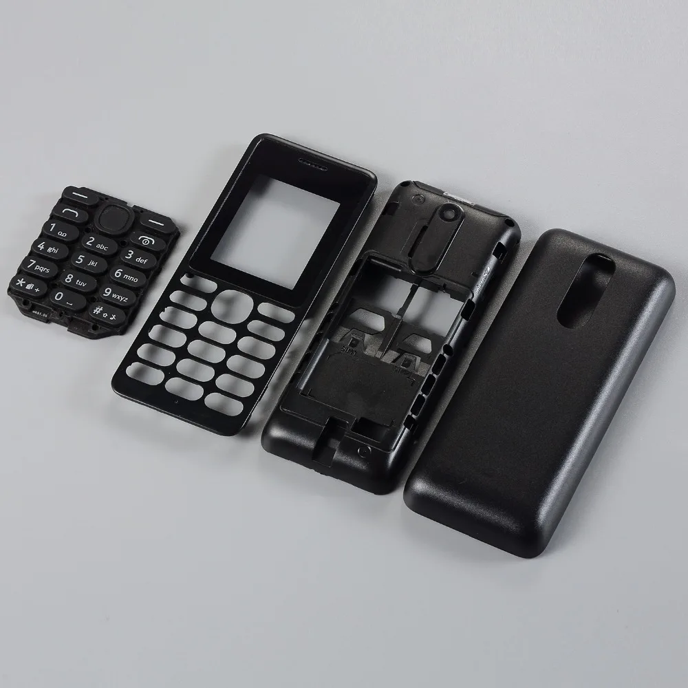 Для Nokia 108 1080 Корпус Передняя рамка+ средняя рамка+ задняя крышка батареи+ брелки+ Инструменты