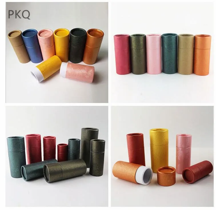 10ml/20ml/30ml/50ml/100ml brown Kraft Paper Box Essence Oil bottle Cosmetics Party Gift box perfume valve tubes packaging boxes | Дом и сад
