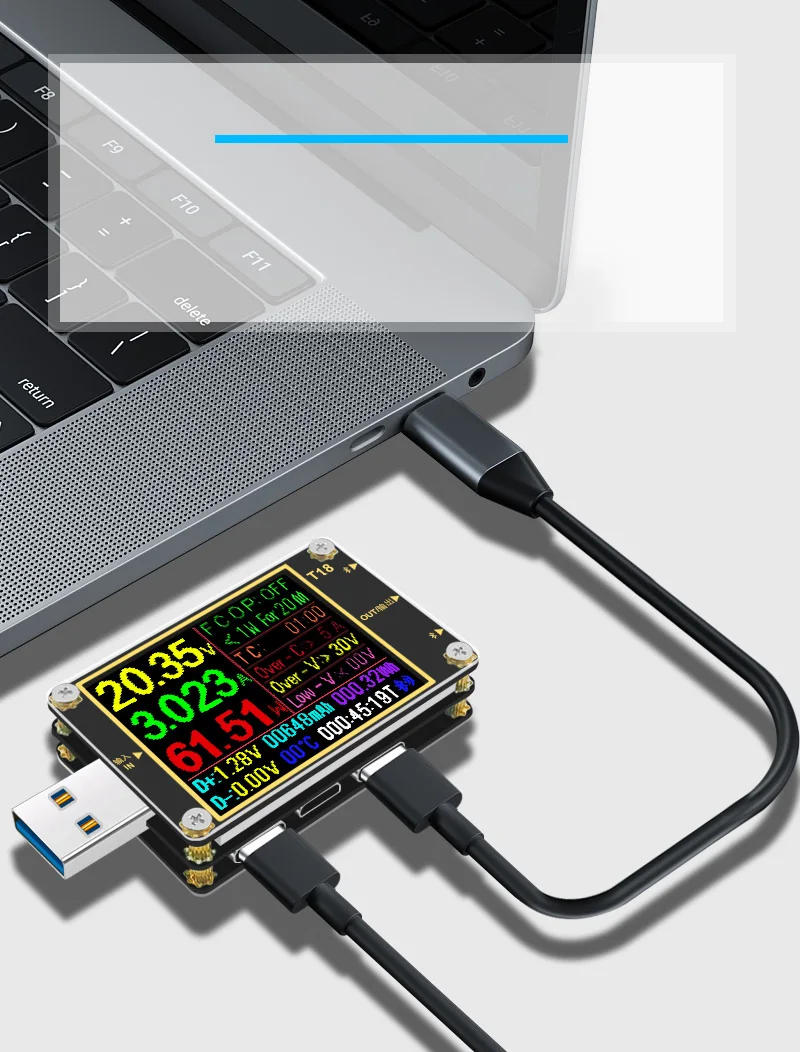 Приложение 3,0 HD цветной TFT USB Тестер dc Цифровой вольтметр Амперметр voltimetro power bank Напряжение вольтметр измеритель Электрический доктор