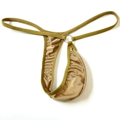 Гей сексуальные мужские микро бикини трусы стринги U выпуклая сумка Короткие для