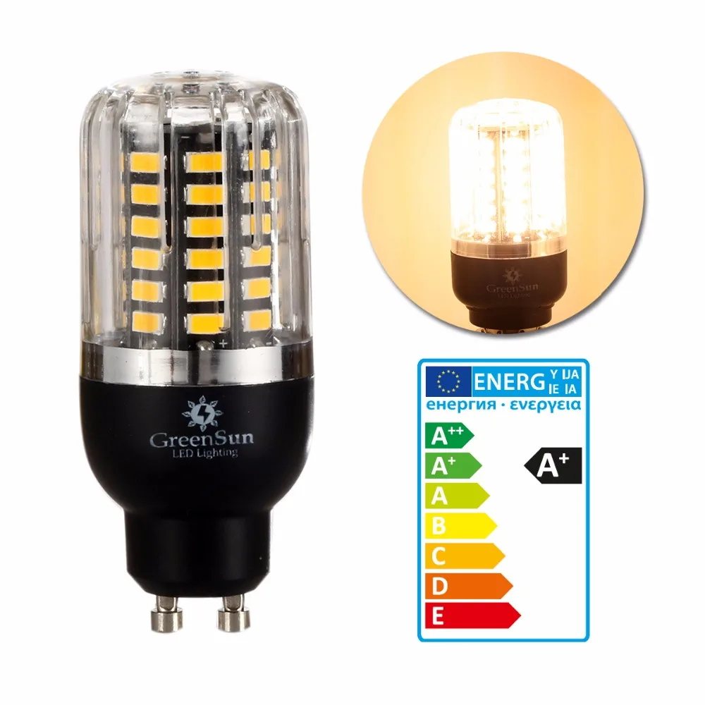 Высокая люменов GU10 5736 SMD LED кукурузная лампа 4/10 шт 220В 5 Вт Светодиодная