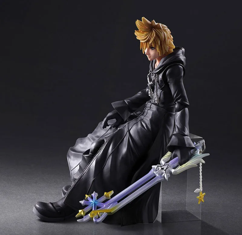 25 см Играть Искусств Кай ПА Kingdom Hearts 2 Сора ПВХ Фигурку Брелок Коллекция Модель