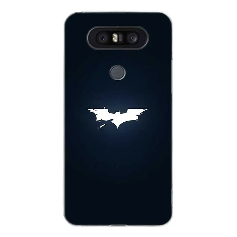 Batman Logo Painted Pattern Soft Rubber Case For LG Q8 Q7 Q6 G6 G7 G5 G4 V40 V30 V20 V10 K8 K10 2018 2017 Cover |