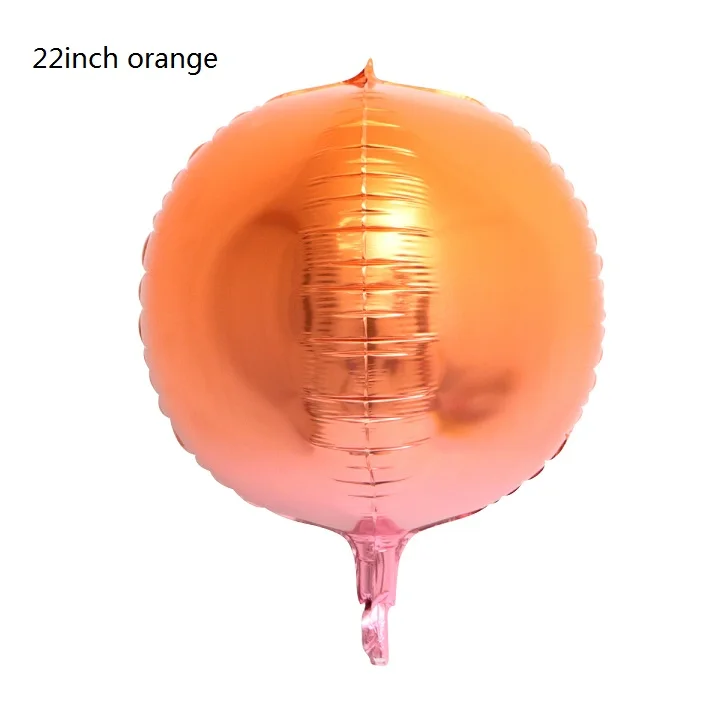 1pcs 4D orange Новые космические путешествия шарики для дня рожденья вечерние Декор внешний Космос астронавт фольги Воздушные шары ET Planet Исследуйте партнера дети мальчик - Цвет: 1pcs 4D orange