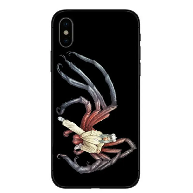 TPU Billie eilish ropa rainbow blohsh ocano Olhos TPU чехол для телефона силиконовый чехол для iphone X 5 6 6splus 7 8 Mais XS MAX - Цвет: TPU