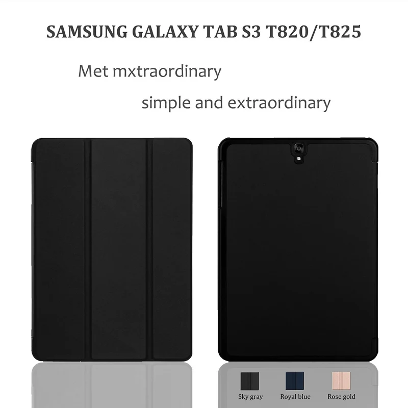 CucKooDo ультра тонкий PU кожаный чехол книжка с подставкой Чехол для Samsung Galaxy TAB S3 9 7
