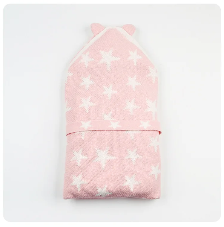 Детское одеяло пеленальная пеленка для новорожденных Вязаное детское Manta Bebe