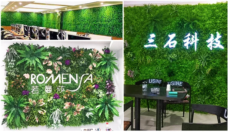 CHENCHENG 40*60 см искусственные растения имитация стены газон Милан Эвкалипт Трава пластик Поддельные Газон Зеленый завод стены двери декор