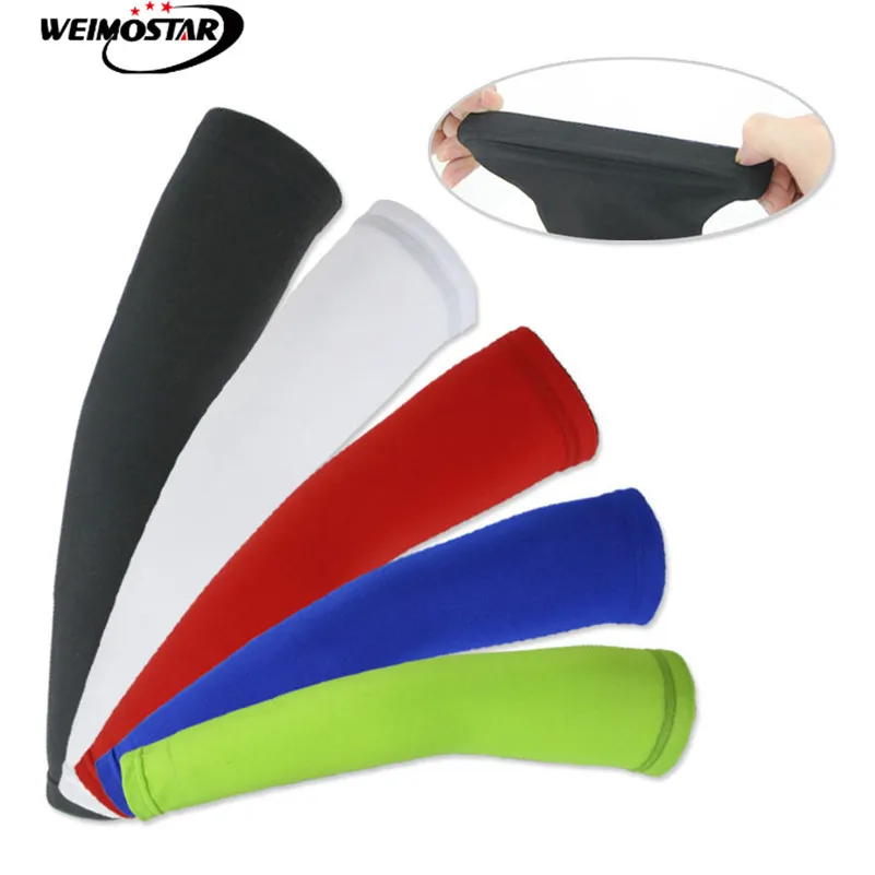 Cycling Arm Warmers Men women Bike Bicycle Armwarmer UV Protection Cuff Sleeves Ridding Summer MTB Arm Sleeves white black red