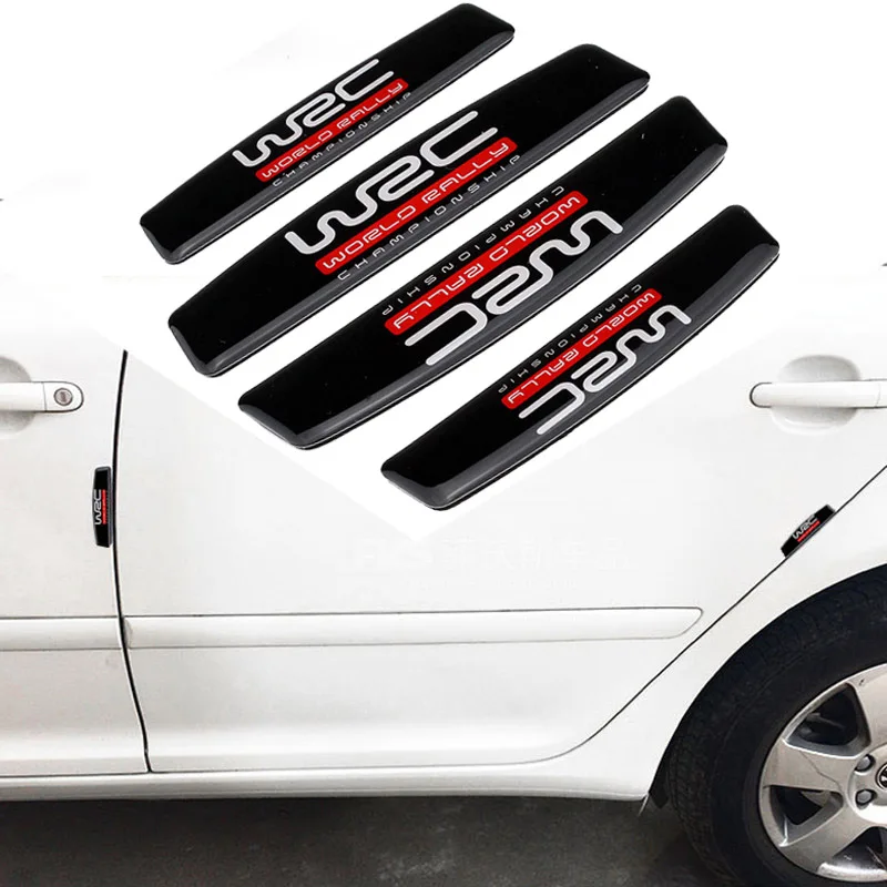 Модификация автомобиля для WRC логотип защита края двери наклейка бампера полосы