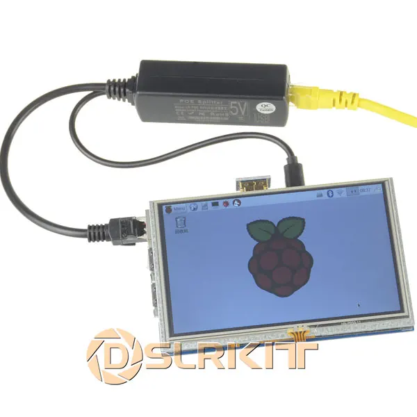 250 м продлить PoE Комплект для 8x Raspberry Pi B/B+/2/3 Micro USB 5 V 2.4A/переключатель 8 PoE