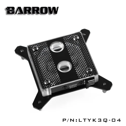 Курган RGB 115X прозрачный акриловый ЦП водоблок 0 4 мм микрорезка микро водный для