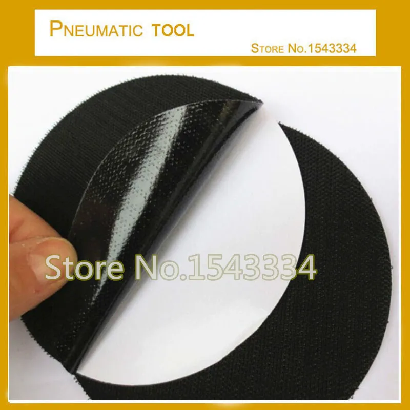 1 шт. 5 &quot125 мм Флокирование наждачной бумаги волшебные наклейки само-клейкая