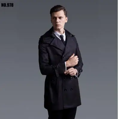 2020 новый дизайнерский Тренч с отстегивающимся капюшоном мужское пальто длинным