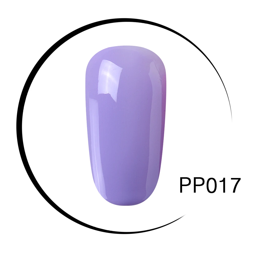 PP017 Elite99 10 мл УФ-гель для ногтей фиолетовый лак для ногтей Полупостоянный Гель-лак для ногтей - Цвет: PP017